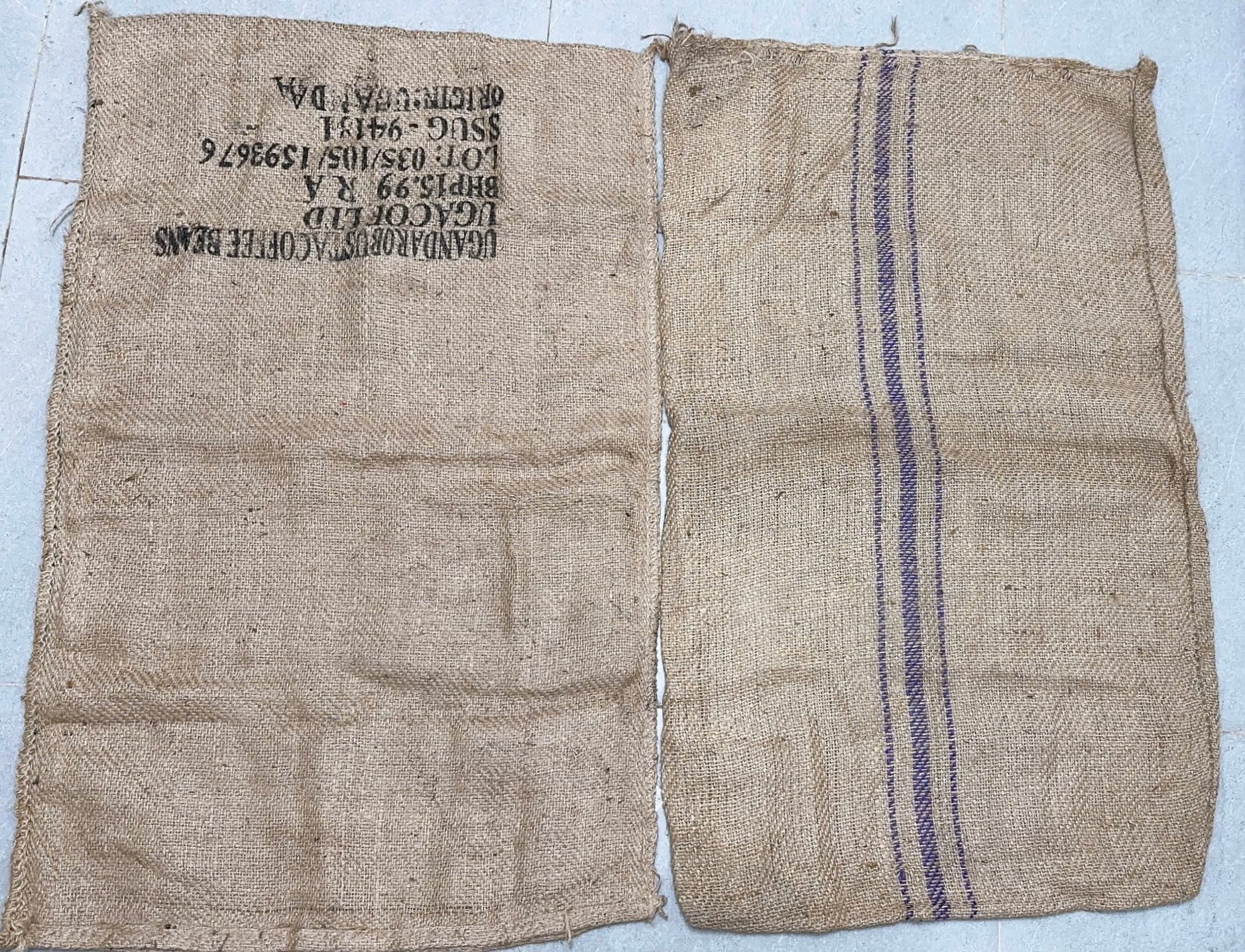 Bao bố sọc tím - ảnh chi tiết